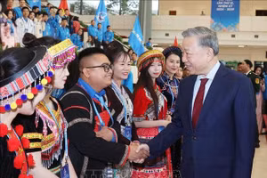 Tổng Bí thư Tô Lâm dự Đại hội đại biểu toàn quốc Hội Liên hiệp Thanh niên Việt Nam