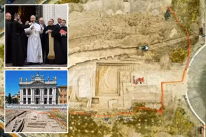 Chấn động: Cung điện cổ của các Giáo hoàng được khai quật tại Rome