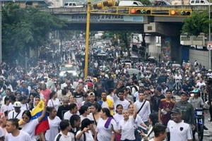 Tình hình tại Caracas hôm 29/7. (Ảnh: AFP).