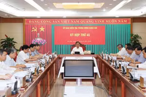 Kỳ họp thứ 45 của Ủy ban Kiểm tra Trung ương đề nghị kỷ luật nhiều đơn vị, cá nhân