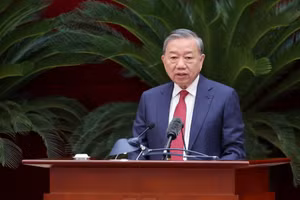 Tổng Bí thư Tô Lâm phát biểu khai mạc Hội nghị. Ảnh VGP/Nhật Bắc