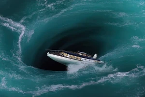 Trong nhiều thập kỷ, các nhà bình luận đã suy đoán về khả năng tồn tại UFO hoặc các cổng liên chiều ở Tam giác quỷ Bermuda (hình ảnh minh họa)