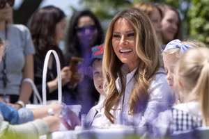 Chùm ảnh: Đệ nhất Phu nhân Mỹ xuất hiện hiếm hoi cùng trẻ em tại Nhà trắng