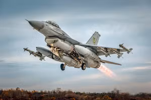 Máy bay F-16 của Ukraine.