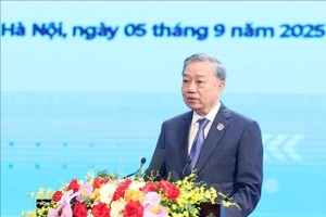 Tổng Bí thư Tô Lâm phát biểu. (Ảnh: Thống Nhất/TTXVN)