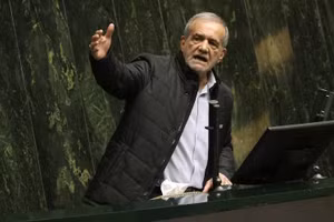 Tổng thống Iran Masoud Pezeshkian.