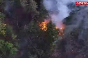 Video UAV phá hủy loạt kho đạn dã chiến ở Kharkiv