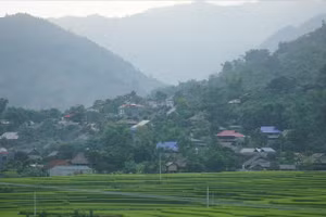 Với các chính sách giảm nghèo đồng bộ và hiệu quả, góp phần thay đổi bộ mặt nông thôn, vùng sâu, vùng xa của huyện Văn Bàn. Ảnh Trọng Bảo