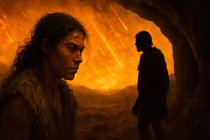 Người Homo sapiens ở châu Âu bắt đầu sử dụng quần áo may đo, "kem chống nắng" làm từ đất son và hang động để bảo vệ.