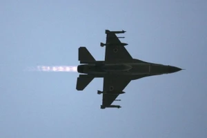 Một máy bay F-16 của Israel cất cánh từ căn cứ không quân Ramat David. Ảnh: Getty Images / Uriel Sinai.