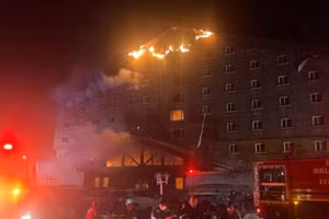 Video thảm họa cháy khách sạn, ít nhất 66 người thiệt mạng