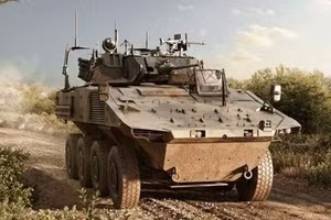 Hệ thống phòng không Hystrix 76 phiên bản gọn nhẹ được phát triển dựa trên nền tảng VBM đã được chỉnh sửa. Ảnh: Leonardo