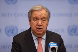 Tổng thư ký LHQ Antonio Guterres.