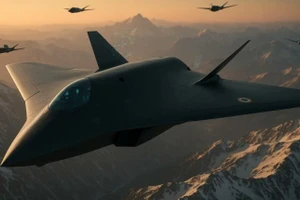 Mẫu tiêm kích thế hệ sáu không đuôi mới. 