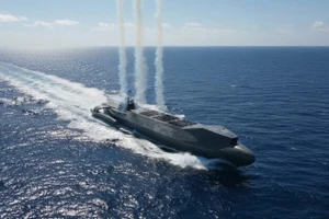 Hình ảnh minh họa con tàu (Ảnh chụp qua Weibo)