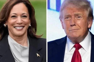 Phó Tổng thống Mỹ Kamala Harris và cựu Tổng thống Donald Trump.