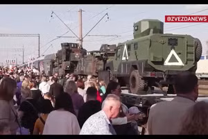 Video ‘bảo tàng di động’ chở chiến lợi phẩm từ hoạt động quân sự đặc biệt