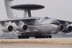Máy bay AWACS Phalcon đã cũ của Ấn Độ. Ảnh: Phi đội Nghiên cứu Quốc phòng Ấn Độ.