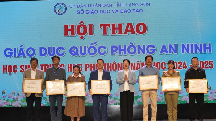 Lạng Sơn tổng kết Hội thao giáo dục quốc phòng an ninh cho học sinh THPT