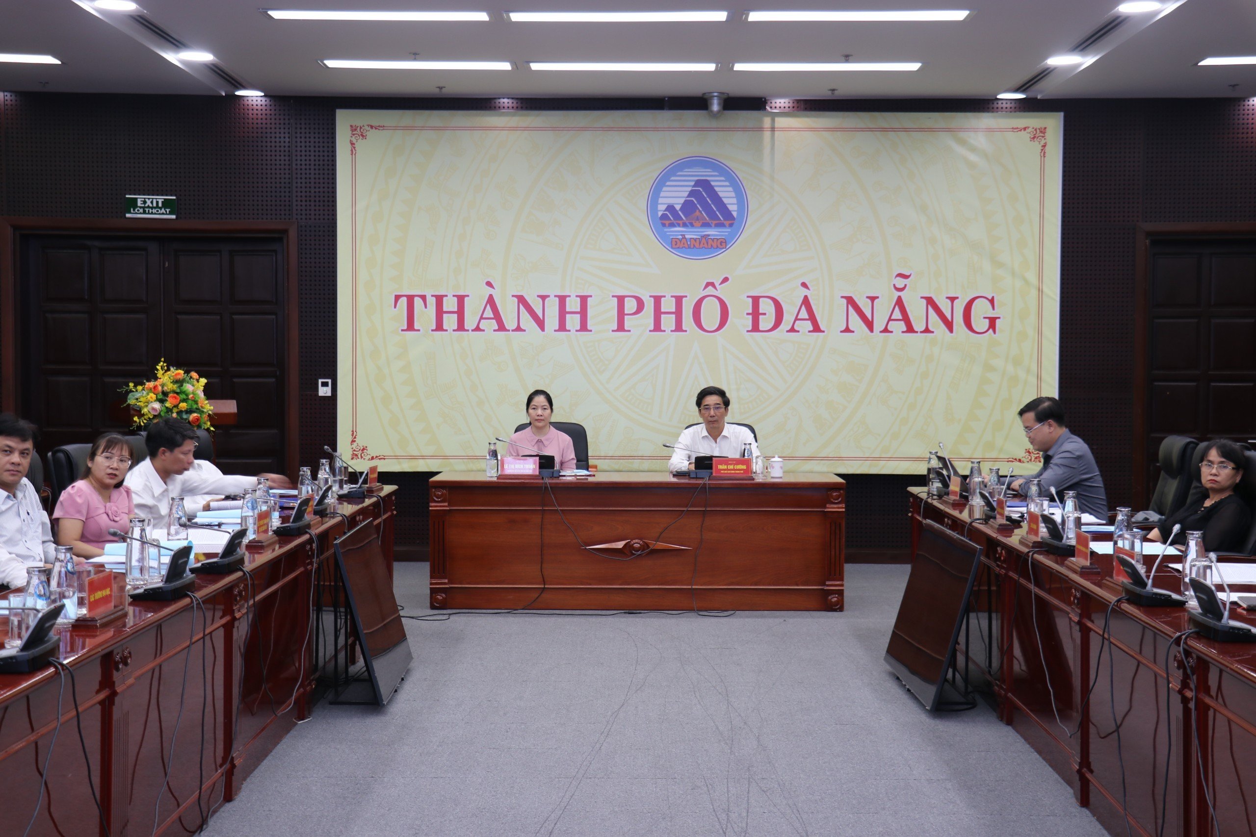 Điểm cầu thành phố Đà Nẵng tham dự Hội nghị.