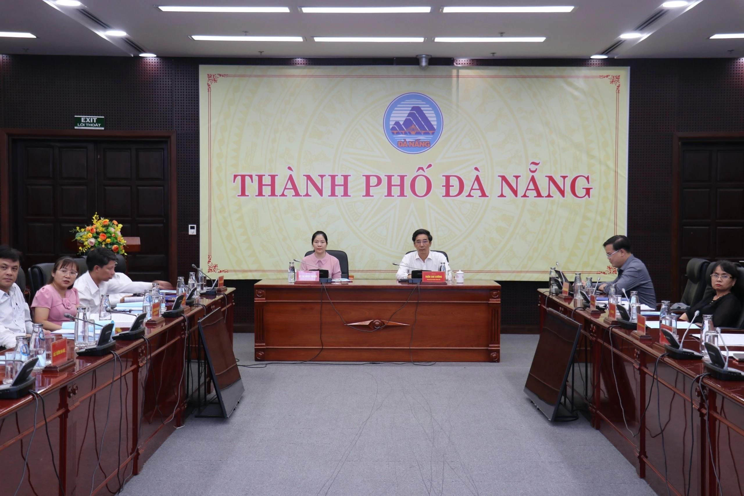 Điểm cầu thành phố Đà Nẵng tham dự Hội nghị.