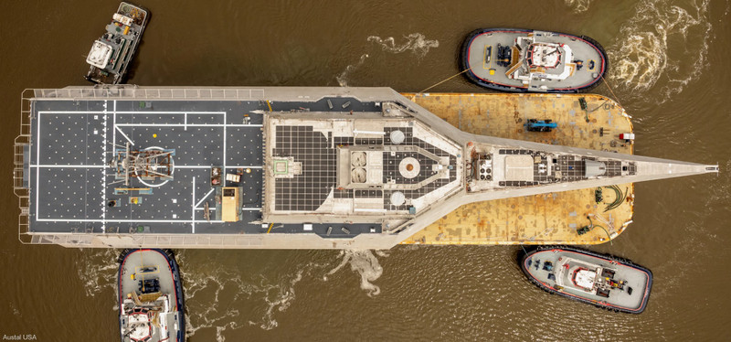 LCS 38 được đặt hàng vào ngày 17 tháng 12 năm 2018, khởi công vào ngày 16 tháng 6 năm 2023 và hạ thủy vào ngày 5 tháng 8 năm 2024. lcs-38-uss-pierre-005.jpg