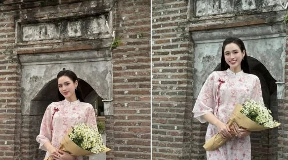 Đỗ Thị Hà lộ diện với vẻ đẹp dịu dàng, thần thái hạnh phúc sau khi kết hôn