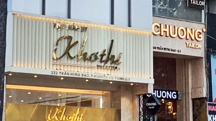 Công ty Cổ phần Bệnh viện Thẩm mỹ Khơ Thị (địa chỉ 222-224 Trần Hưng Đạo, Khu phố 10, phường Cầu Ông Lãnh, TPHCM) bị phạt 95 triệu đồng. Ảnh: ITN.