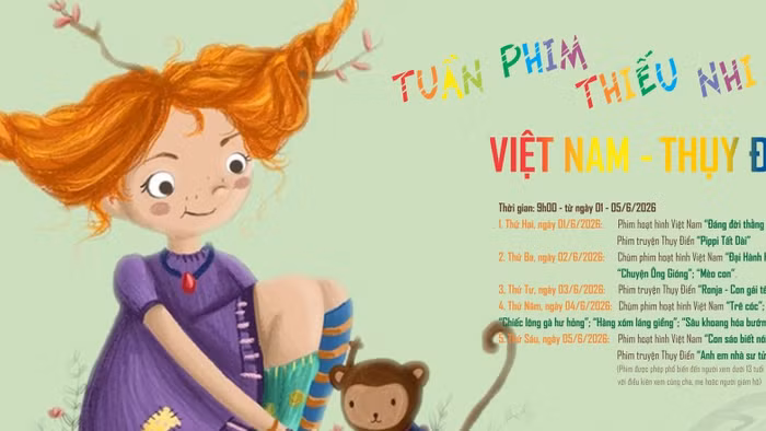 Chiếu miễn phí 14 bộ phim phục vụ khán giả nhí nhân ngày 1/6