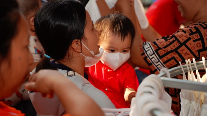 Bệnh nhi tham gia chương trình tại Bệnh viện Đa khoa Thủ Đức.