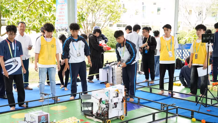 Cuộc thi Robocon ORC khu vực miền Trung năm học 2025 - 2026 tổ chức tại Trường Đại học Sư phạm Kỹ thuật - Đại học Đà Nẵng.