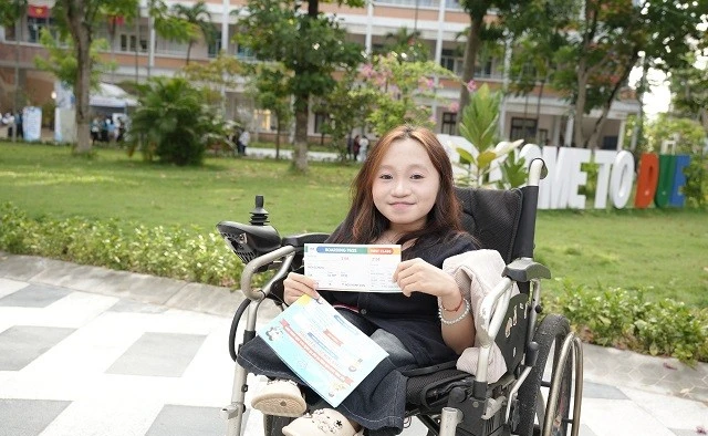 Sinh viên Đoàn Gia Khánh (Khoa Quản trị Kinh doanh, Trường Đại học Kinh tế - Đại học Đà Nẵng).