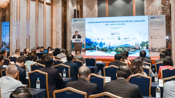 Đoàn công tác tỉnh Quảng Trị tham dự Chương trình kết nối hàng không và du lịch Việt Nam - Trung Quốc. Ảnh: Sở VH,TT&DL