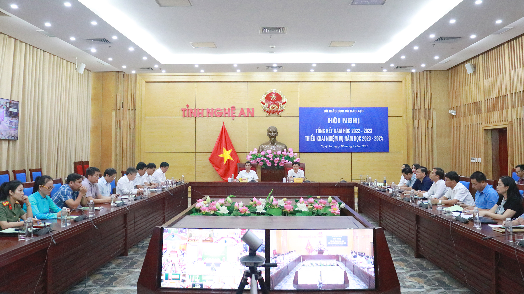 Toàn cảnh Hội nghị tại tỉnh Nghệ An. (Ảnh: Phạm Tâm)