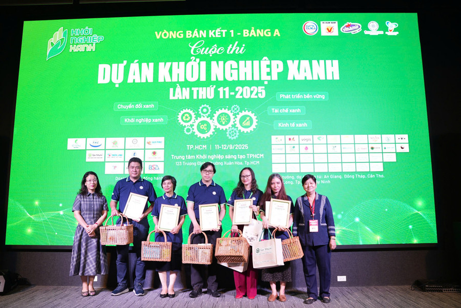 Các dự án tham gia Vòng Bán kết Cuộc thi Khởi nghiệp Xanh lần thứ 11 – năm 2025 có sự đa dạng về nhiều lĩnh vực.