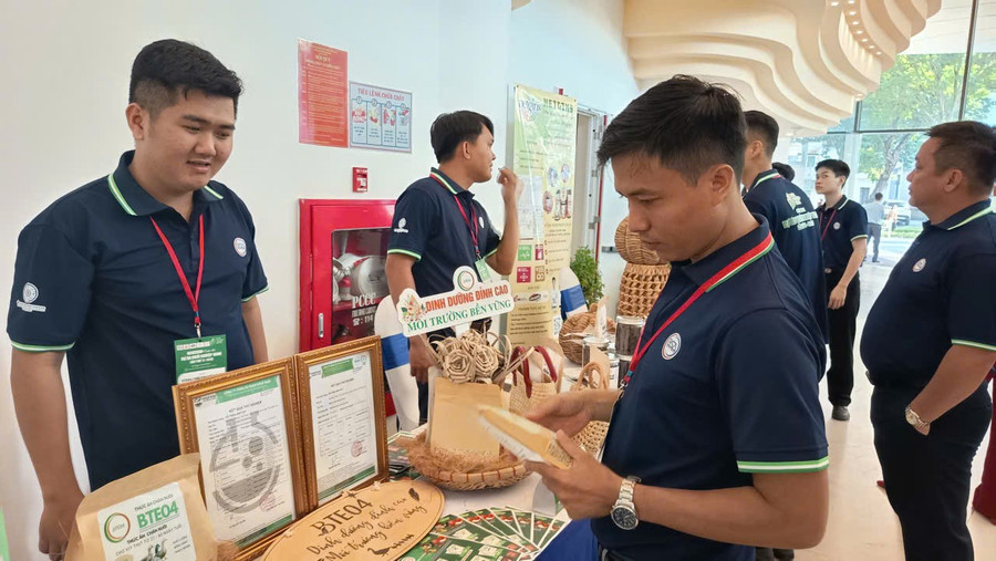 Các dự án khởi nghiệp năm nay đều gắn liền với phát triển bền vững. (Ảnh: Quốc Hải) 3452495764746422226.jpg