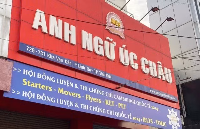 Công an TPHCM vẫn chưa nhận được đơn tố cáo của phụ huynh về vụ Trung tâm Anh ngữ Úc Châu.