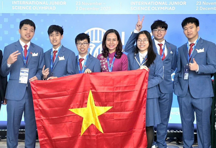 Việt Nam giành 6 huy chương Olympic khoa học trẻ thế giới