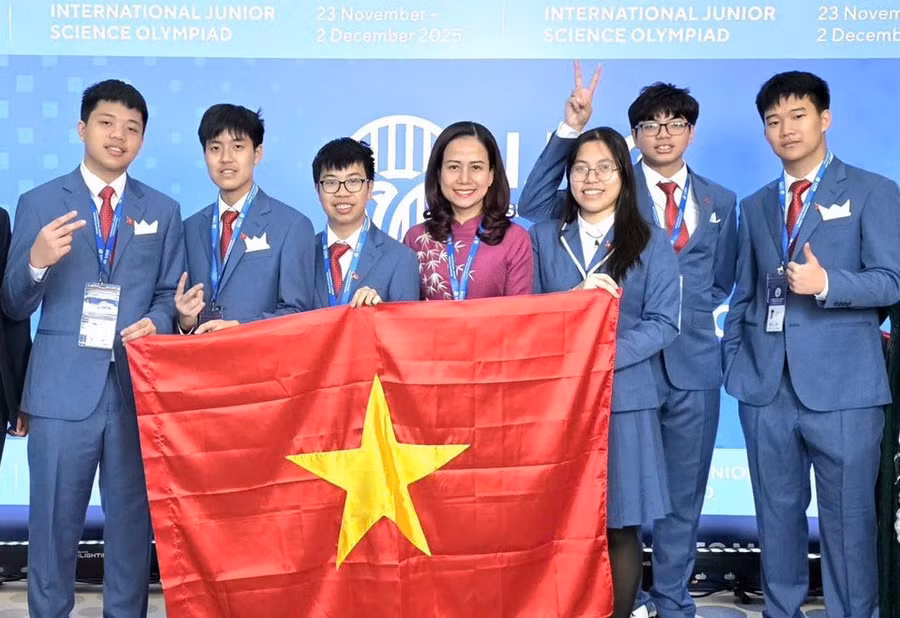 Việt Nam giành 6 huy chương Olympic khoa học trẻ thế giới