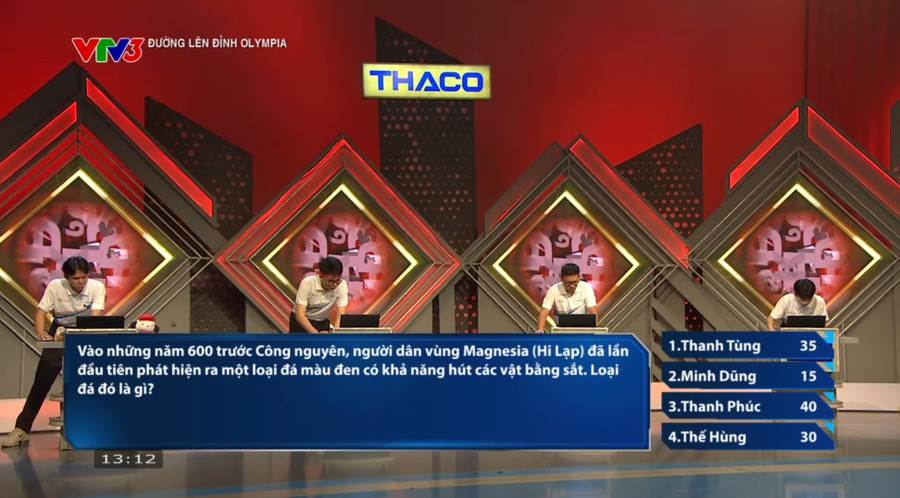 Các thí sinh dự trận thi tháng. img.jpg