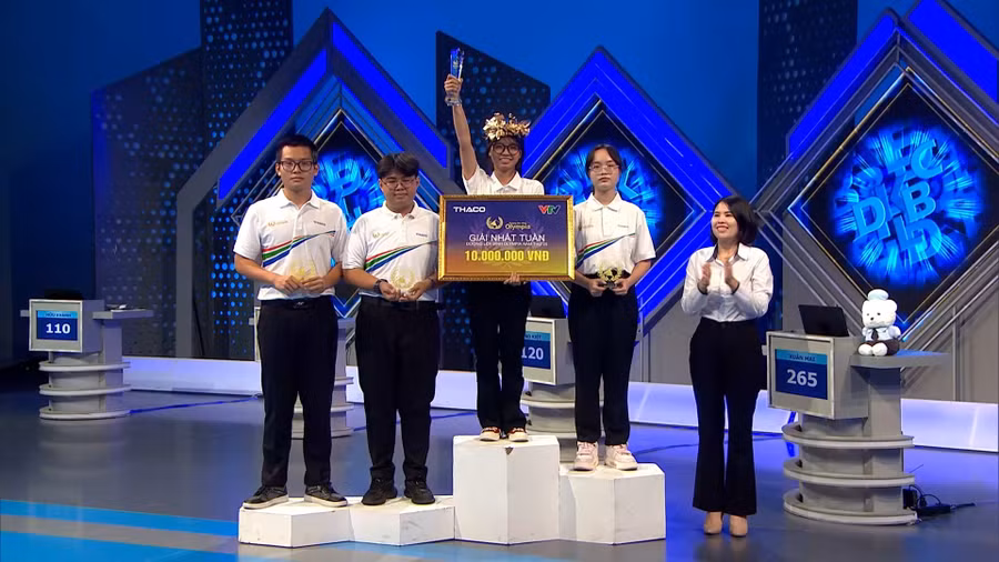 Ngô Xuân Mai giành vòng nguyệt quế trận thi tuần Olympia.