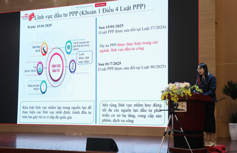 Reportern Pham Thi Minh Phuong presenterade utbildningsinnehållet. a55a0037.jpg