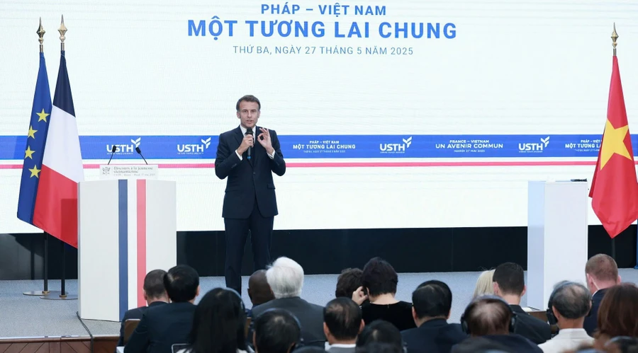Tổng thống Pháp Emmanuel Macron.