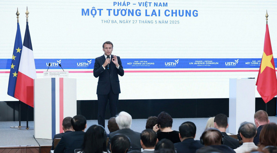 Tổng thống Pháp Emmanuel Macron.