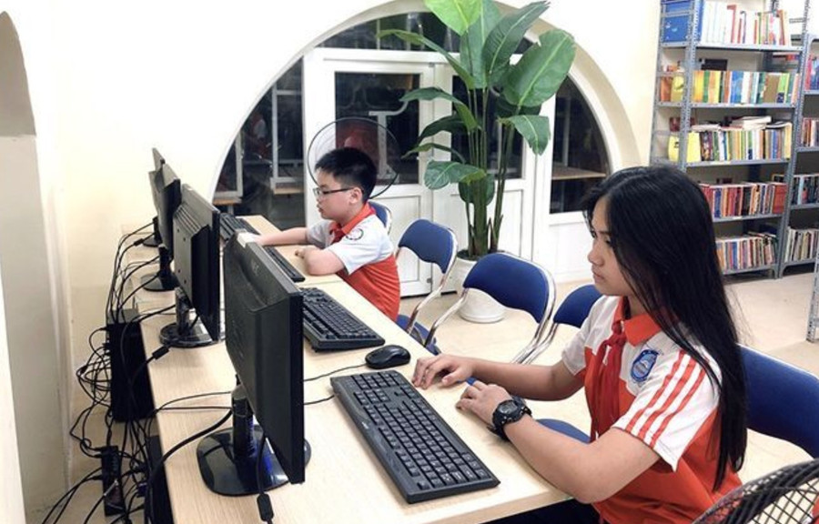 Thư viện số giúp học sinh tiếp cận tri thức ở mọi nơi, mọi lúc. img-26.jpg