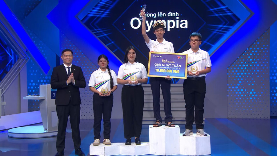 Nguyễn Đức Anh giành nguyệt quế trận thi tuần Olympia năm thứ 26.