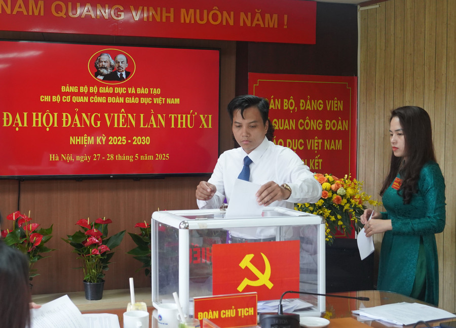 Các đại biểu tham gia bỏ phiếu. dsc03637.jpg