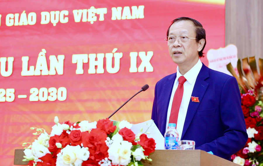Thứ trưởng Phạm Ngọc Thưởng phát biểu chỉ đạo tại Đại hội. img-6965.jpg