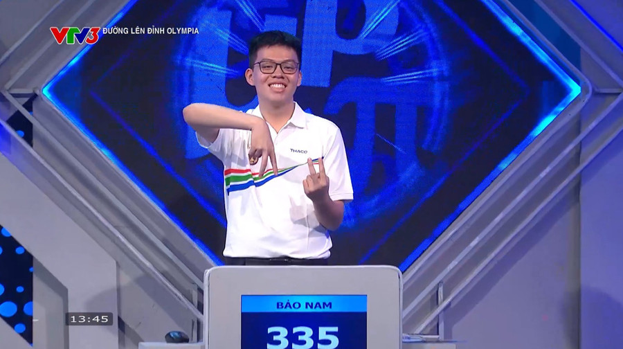 Phạm Bảo Nam dẫn đầu trong cả 4 phần thi.