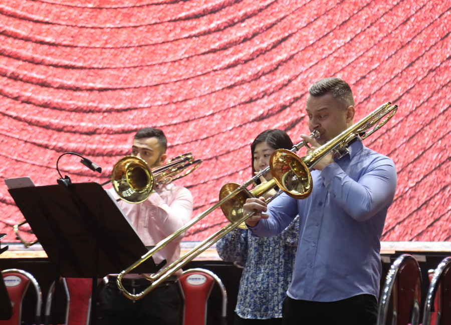 Tiết mục kèn đồng.
